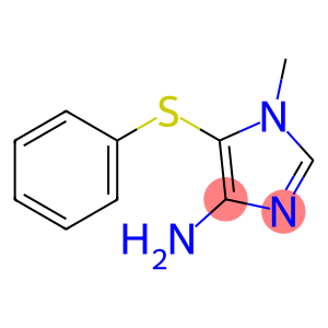 1H-Imidazol-4-amine, 1-methyl-5-(phenylthio)-