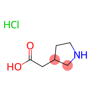 3-Pyrrolidineacetic acid HCl