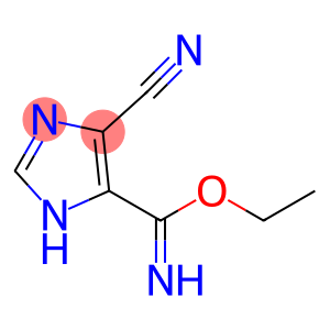 1H-Imidazole-4-carboximidic  acid,  5-cyano-,  ethyl  ester  (9CI)
