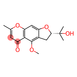 (S)-2,3-Dihydro-2-(1-hydroxy-1-methylethyl)-4-methoxy-7-methyl-5H-furo[3,2-g][1]benzopyran-5-one
