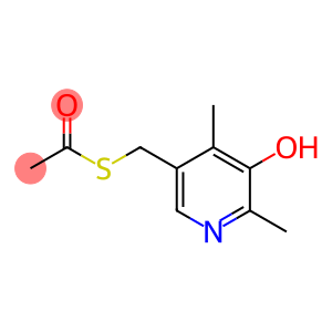 Ethanethioic acid, S-[(5-hydroxy-4,6-dimethyl-3-pyridinyl)methyl] ester