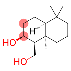 1-Naphthalenemethanol, decahydro-2-hydroxy-5,5,8a-trimethyl-, (1S,2S,4aS,8aR)-
