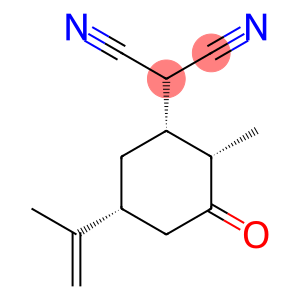 Propanedinitrile, [(1R,2S,5R)-2-methyl-5-(1-methylethenyl)-3-oxocyclohexyl]- (9CI)