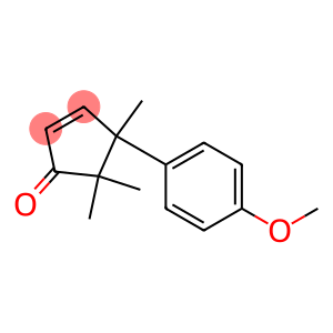 2-Cyclopenten-1-one,4-(4-methoxyphenyl)-4,5,5-trimethyl-(9CI)