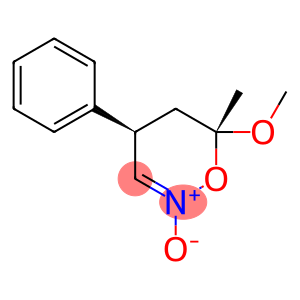 4H-1,2-Oxazine,5,6-dihydro-6-methoxy-6-methyl-4-phenyl-,2-oxide,(4R,6R)-rel-(9CI)