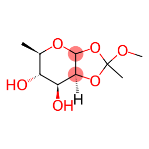 1,2-O-(1-methoxyethylidene)rhamnopyranose