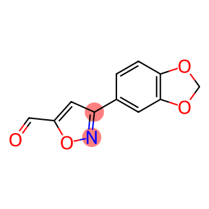 3-(1,3-benzodioxol-5-yl)-1,2-oxazole-5-carbaldehyde