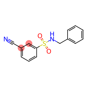 N-benzyl-3-cyanobenzenesulfonamide
