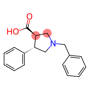 (3R,4S)-1-苄基-4-苯基-3-吡咯烷羧酸