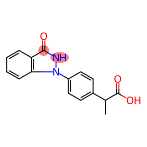 4-((3-hydroxy-1H-indazol-1-yl)phenyl)-2-methylacetic acid