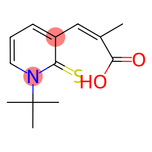 3-(1-tert-butyl-2-thioxo-1,2-dihydropyridin-3-yl)-2-methylacrylic acid