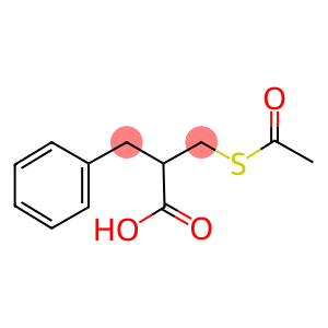 (RS)-3-Acetylthio-2-benzyl-propionic acid