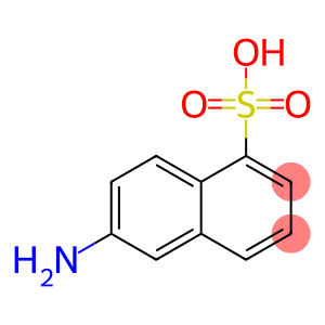 6-aminonaphthalene-1-sulphonic acid