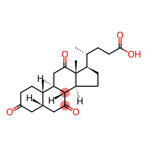 4-[(5S,10S,13R,17R)-10,13-dimethyl-3,7,12-trioxo-1,2,4,5,6,8,9,11,14,15,16,17-dodecahydrocyclopenta[a]phenanthren-17-yl]pentanoic acid