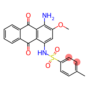 N-(4-Amino-9,10-dihydro-3-methoxy-9,10-dioxo-1-anthracenyl)-4-methyl-benzenesulfonamide