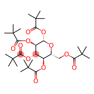 β-D-Glucopyranose, pentakis(2,2-dimethylpropanoate)