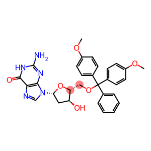 2-氨基-9-((2R,4S,5R)-5-((双(4-甲氧基苯基)(苯基)甲氧基)甲基)-4-羟基四氢呋喃-2-基)-1,9-二氢-6H-嘌呤