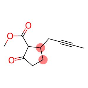 Cyclopentanecarboxylic acid, 2-(2-butynyl)-5-oxo-, methyl ester (9CI)