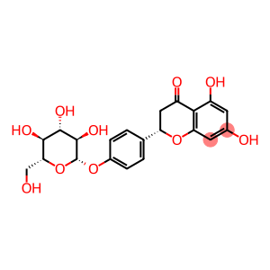 4H-1-Benzopyran-4-one, 2-(4-(beta-D-glucopyranosyloxy)phenyl)-2,3-dihy dro-5,7-dihydroxy-, (2S)-