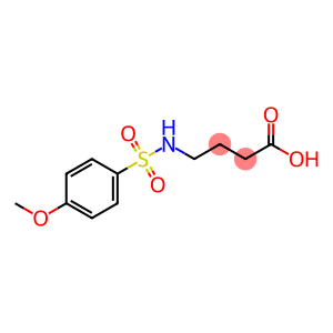 4-{[(4-methoxyphenyl)sulfonyl]amino}butanoic acid