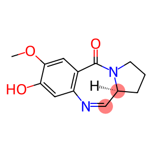 (11aS)-7-Methoxy-8-hydroxy-2,3,5,11aβ-tetrahydro-1H-pyrrolo[2,1-c][1,4]benzodiazepine-5-one