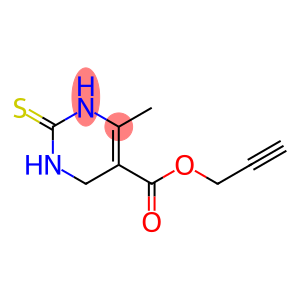 5-Pyrimidinecarboxylicacid,1,2,3,6-tetrahydro-4-methyl-2-thioxo-,2-propynylester(9CI)