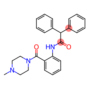 N-{2-[(4-methyl-1-piperazinyl)carbonyl]phenyl}-2,2-diphenylacetamide