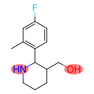 3-Piperidinemethanol,2-(4-fluoro-2-methylphenyl)-(9CI)