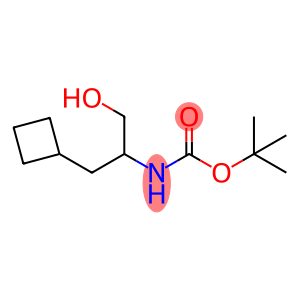 Carbamic acid, N-[2-cyclobutyl-1-(hydroxymethyl)ethyl]-, 1,1-dimethylethyl ester
