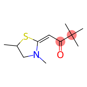2-Butanone,1-(3,5-dimethyl-2-thiazolidinylidene)-3,3-dimethyl-(9CI)