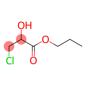 Propanoic  acid,  3-chloro-2-hydroxy-,  propyl  ester