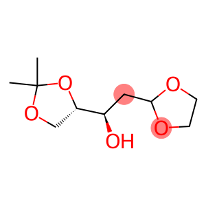 L-erythro-Pentose, 2-deoxy-4,5-O-(1-methylethylidene)-, cyclic 1,2-ethanediyl acetal (9CI)