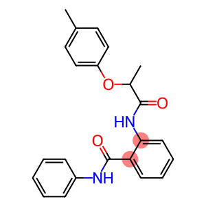 2-{[2-(4-methylphenoxy)propanoyl]amino}-N-phenylbenzamide
