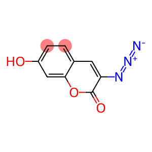 2H-1-benzopyran-2-one, 3-azido-7-hydroxy-