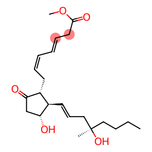 15-deoxy-16-methyl-16-hydroxy-3,4-didehydroprostaglandin E2 methyl ester
