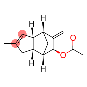 (3aalpha,4alpha,6alpha,7alpha,7aalpha)-3a,4,5,6,7,7a-hexahydro-2-methyl-5-methylene-4,7-methano-1H-inden-6-yl acetate