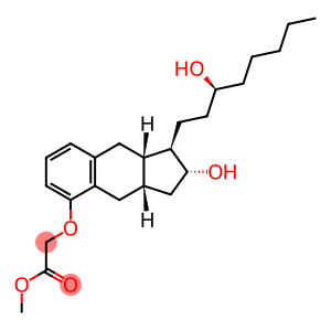 Acetic acid, 2-[[(1R,2R,3aS,9aS)-2,3,3a,4,9,9a-hexahydro-2-hydroxy-1-[(3S)-3-hydroxyoctyl]-1H-benz[f]inden-5-yl]oxy]-, methyl ester
