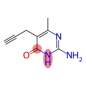 2-amino-6-methyl-5-(2-propynyl)-4(1H)-pyrimidinone