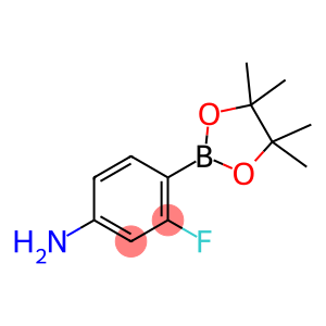 4-AMino-2-fluorophenylboronic acid pinacol ester, (BenzenaMine,3-fluoro-4-(4,4,5,5-tetraMethyl-1,3,2-dioxaborolan-2-yl)- )