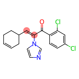 2-Propen-1-one,  3-(3-cyclohexen-1-yl)-1-(2,4-dichlorophenyl)-2-(1H-imidazol-1-yl)-