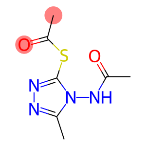 Ethanethioic acid S-[4-(acetylamino)-5-methyl-4H-1,2,4-triazol-3-yl] ester