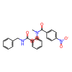 N-benzyl-2-[methyl(4-nitrobenzoyl)amino]benzamide