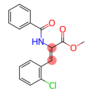 2-Propenoic acid, 2-(benzoylamino)-3-(2-chlorophenyl)-, methyl ester, (Z)- (9CI)
