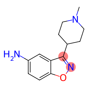 1,2-Benzisoxazol-5-amine, 3-(1-methyl-4-piperidinyl)-