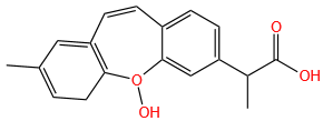 10,11-Dihydro-11-hydroxy-α,8-dimethyldibenz[b,f]oxepin-2-acetic acid