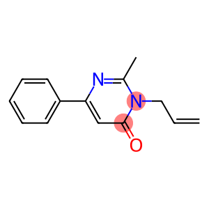 4(3H)-Pyrimidinone,2-methyl-6-phenyl-3-(2-propenyl)-(9CI)