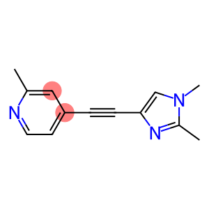 Pyridine, 4-[(1,2-dimethyl-1H-imidazol-4-yl)ethynyl]-2-methyl- (9CI)