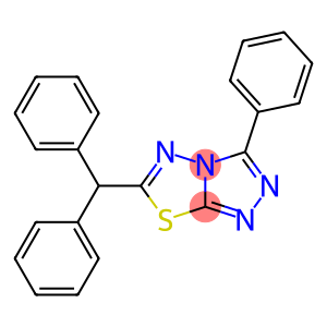 6-benzhydryl-3-phenyl[1,2,4]triazolo[3,4-b][1,3,4]thiadiazole