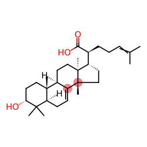 3-Α羟基甘遂烷-7,24-二烯-21-酸