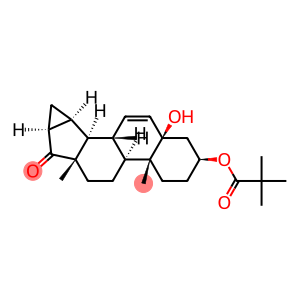 3'H-Cycloprop[15,16]androsta-6,15-dien-17-one, 3-(2,2-dimethyl-1-oxopropoxy)-15,16-dihydro-5-hydroxy-, (3β,5β,15α,16α)-